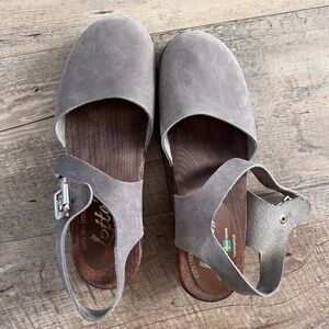 Leather Clog Sandals from Sweden
